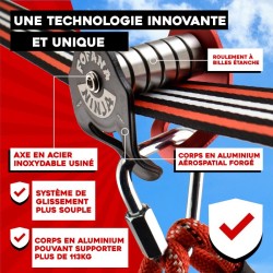 Kit Tyrolienne 20 m Ninja Slider