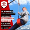 Ninja Slider Seilrutschen-Kit 20 m